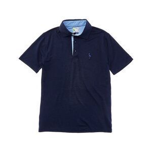 Tailorbyrd Boys Melange Mesh Performance Polo Shirt
